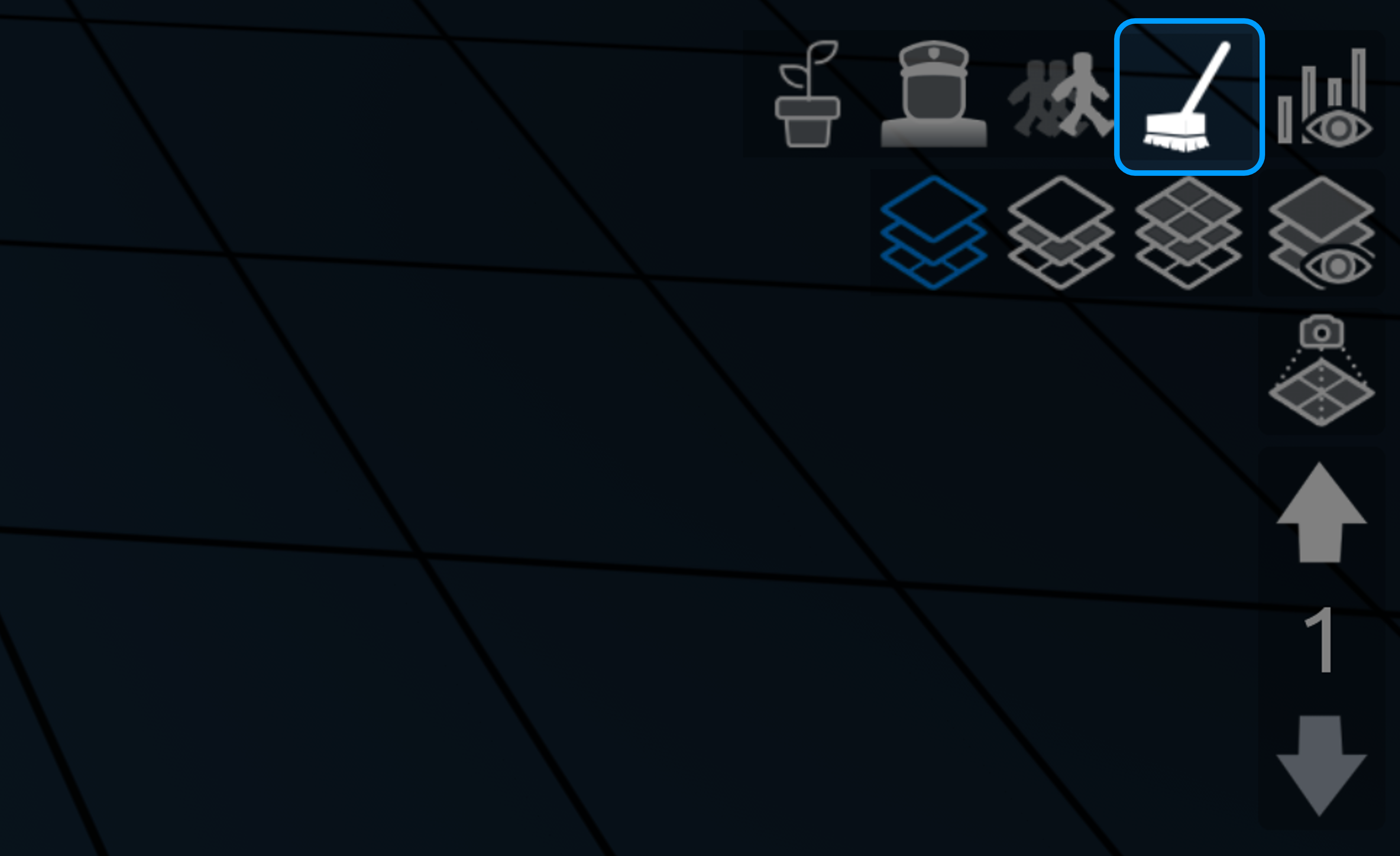 Bin coverage overlay