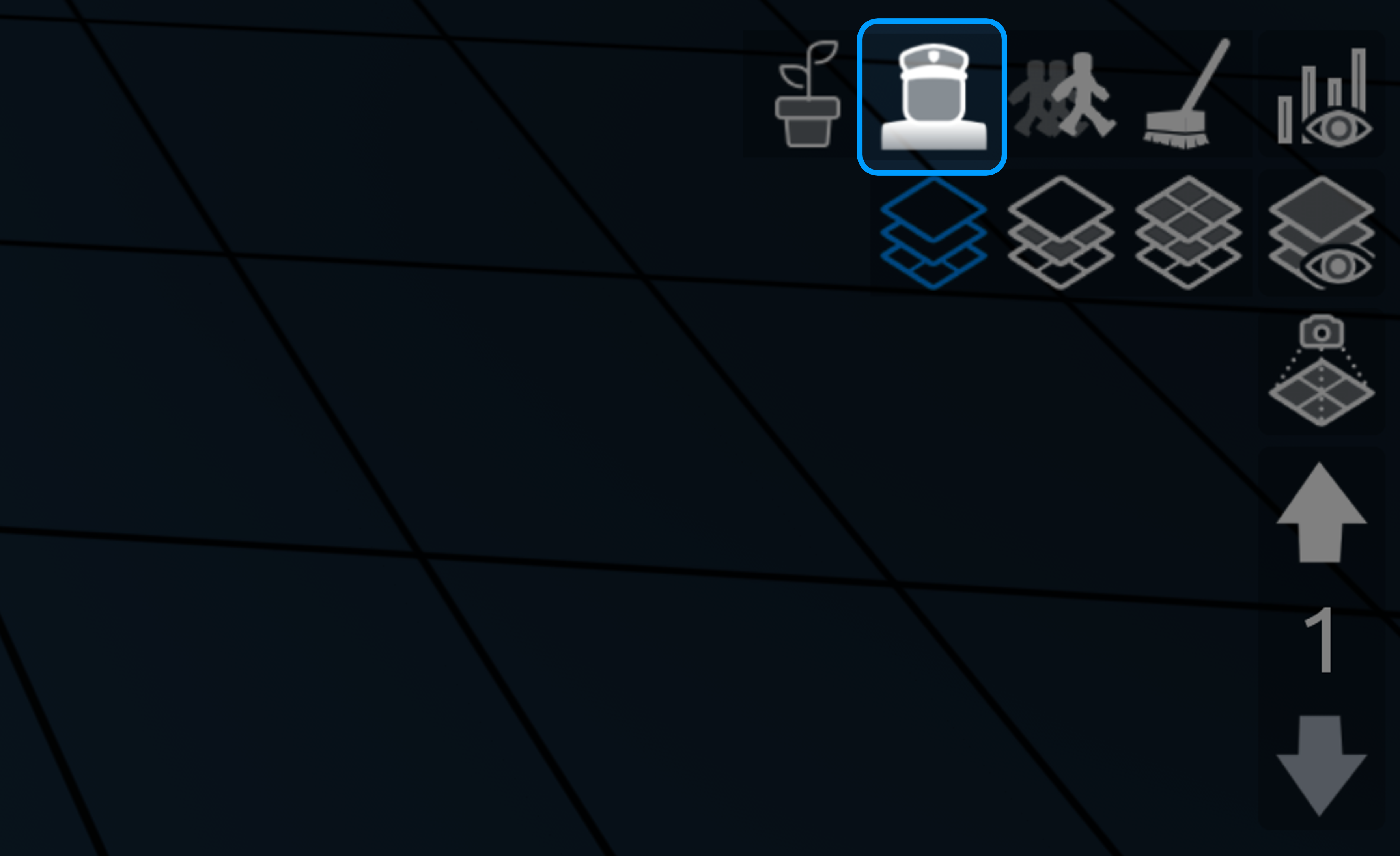 Bin coverage overlay